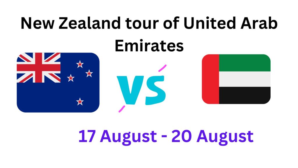New Zealand tour of United Arab Emirates, 2023