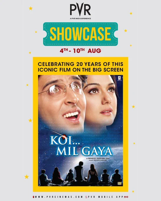 Celebrate the  20-Year Magic of Koi Mil Gaya : Hrithik Roshan's Classic Hits the Big Screen Again!