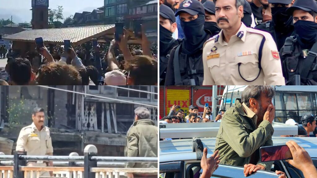 Amidst the shooting schedule of Singham Again, Ajay Devgan and Rohit Shetty are spending some time with the soldiers in Kashmir.