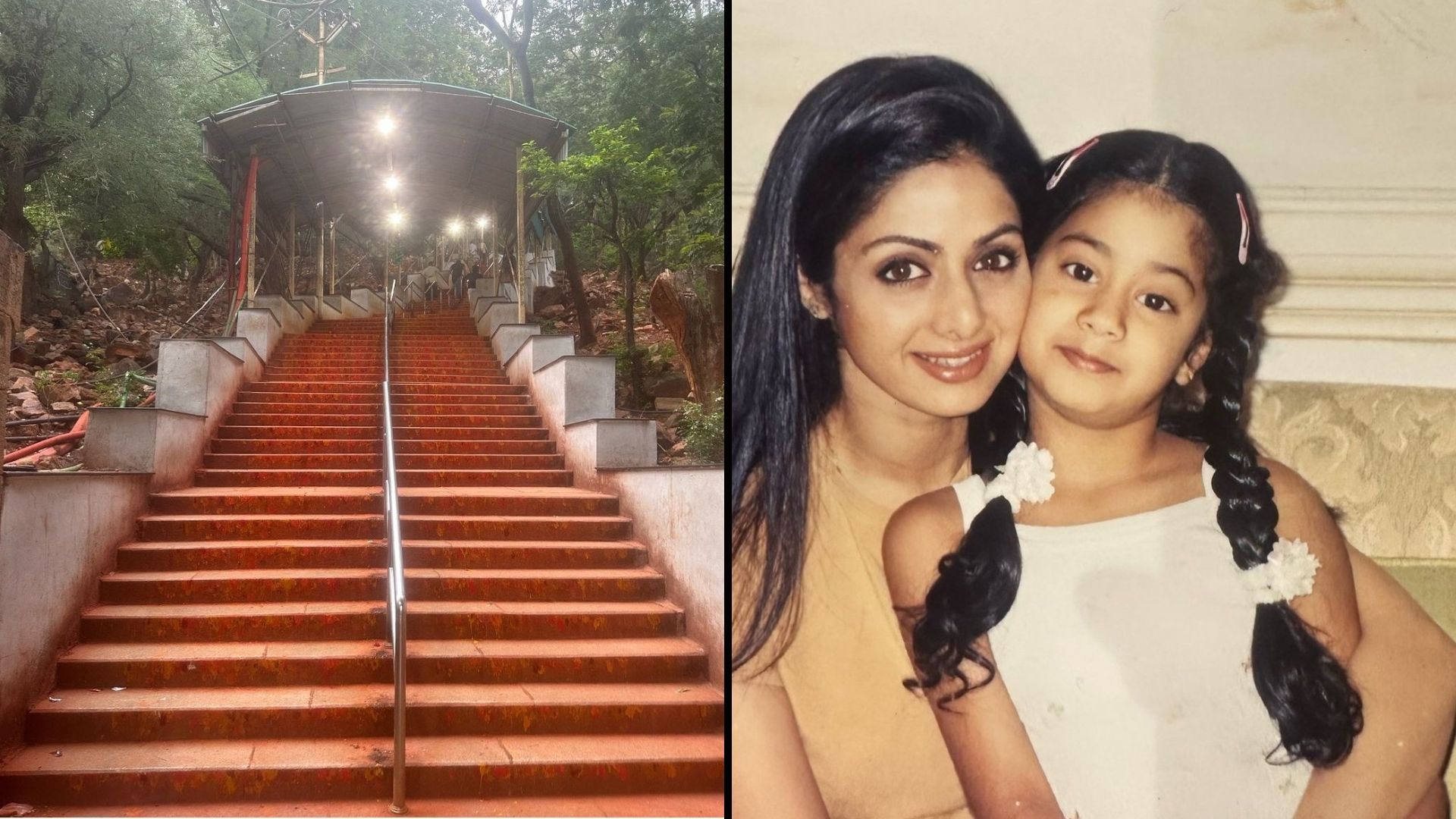 Janhvi Kapoor went to Tirumala to seek the blessings of Lord Balaji in celebration of her mother Sridevi's birth anniversary