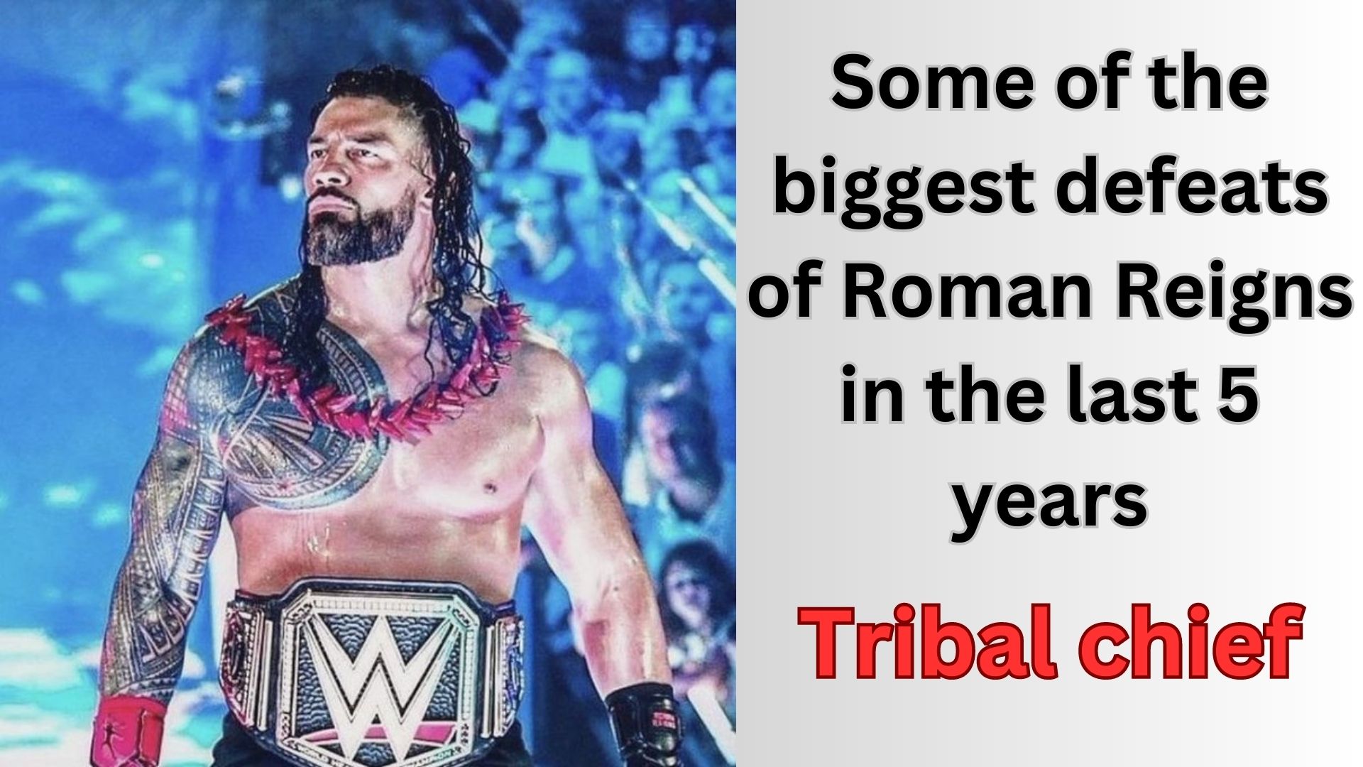 Roman Reign got 12 defeats in last 5 years, 4 wrestlers defeated him 2 times | The Miz also defeated