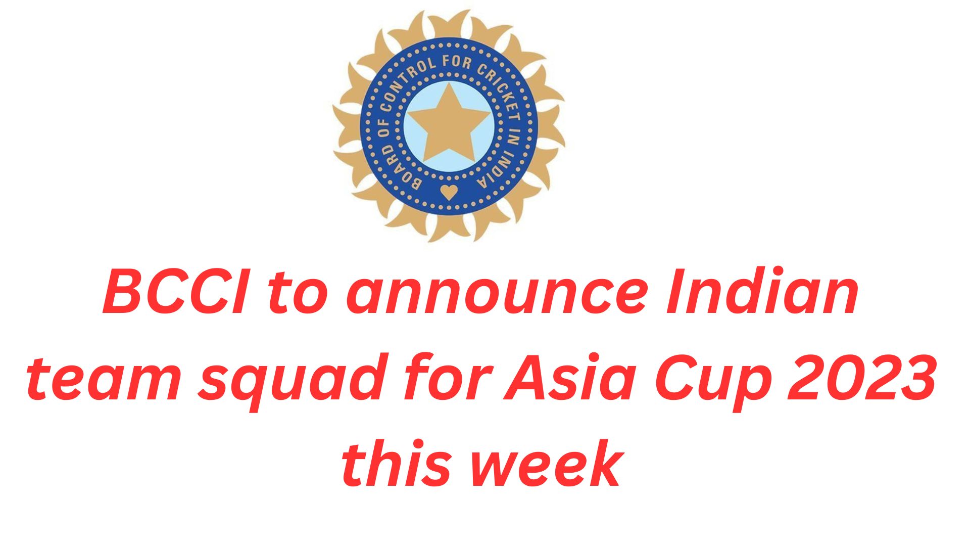 The 2023 Asia Cup takes place from 30 August to 17 September 2023 in One Day International format. The 2023 Asian Cup will be hosted by Pakistan and Sri Lanka.