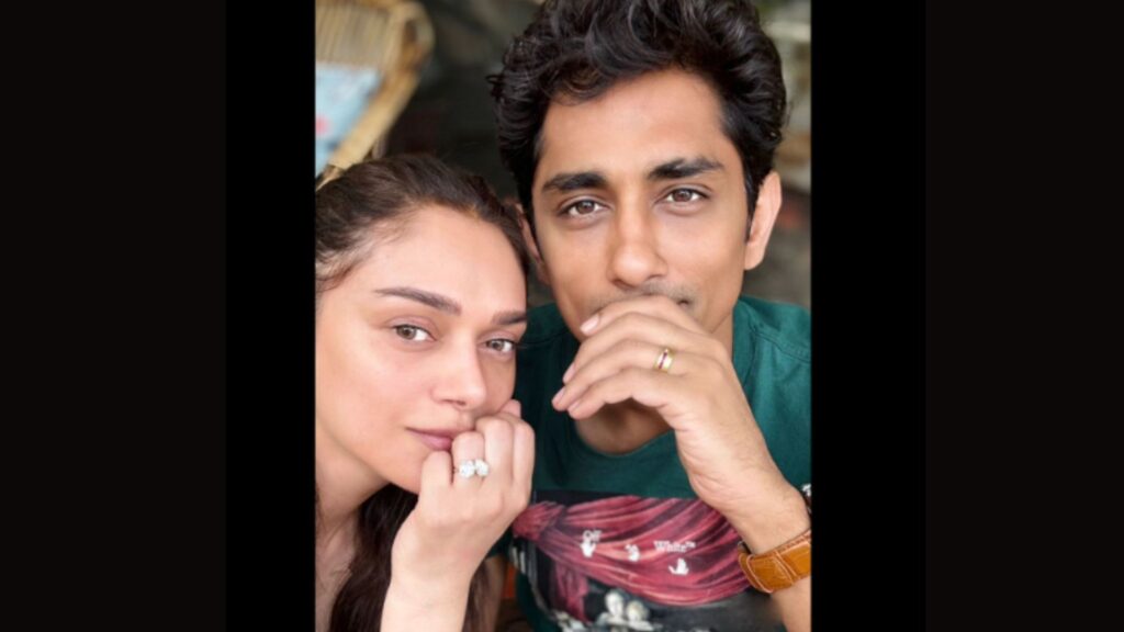 Aditi Rao Hydari & Siddharth announce their engagement