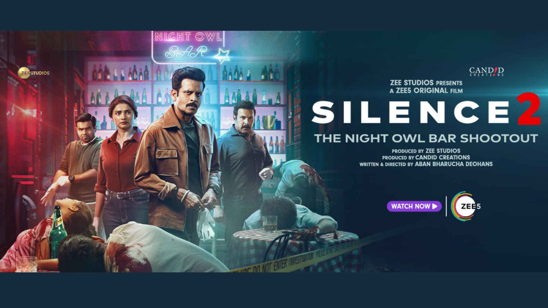 Silence 2: The Night Owl Bar Shootout review: Silence 2 Movie now streaming on ZEE5 OTT Platform.