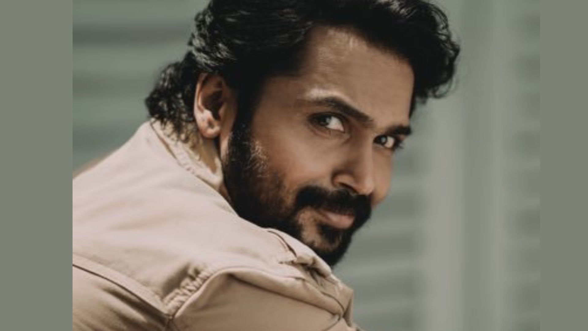 The unveiling of the First Look of Karthi's 27th film showcases the title as Meiyazhagan.