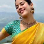 Janhvi Kapoor went to Tirumala to seek the blessings of Lord Balaji in celebration of her mother Sridevi’s birth anniversary